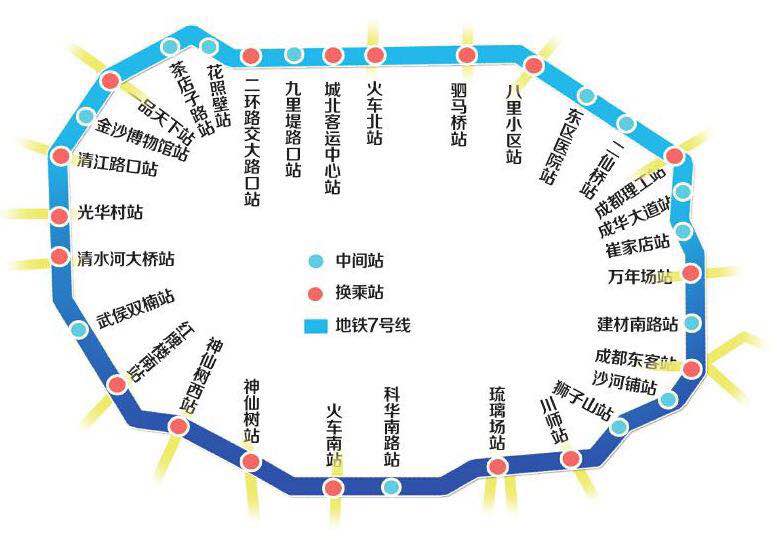 好方便 成都179條公交線接駁地鐵七號線